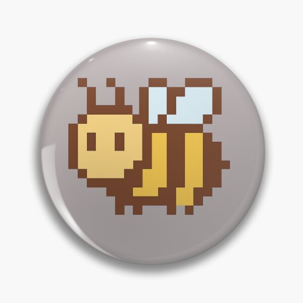 Item preview, Pixel Wasp – Cute Retro 8-Bit Insect Design designed and sold by AddictiveDesign.