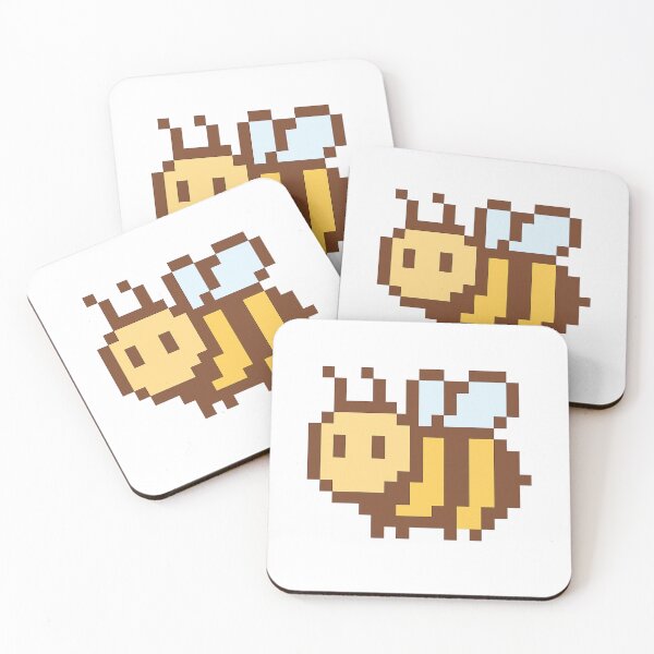Item preview, Pixel Wasp – Cute Retro 8-Bit Insect Design designed and sold by AddictiveDesign.