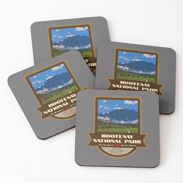Item preview, Kootenay National Park Vintage Retro Sticker – Canada National Park Badge Design designed and sold by RouseDesigns.