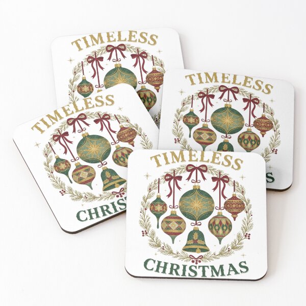 Item preview, Timeless Christmas Ornaments Wreath Design designed and sold by Silent Watch Threads..