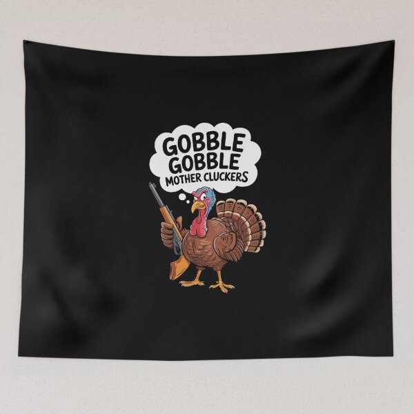 Item preview, Gobble Funny Thanksgiving Turkey designed and sold by DeadlockCrew.