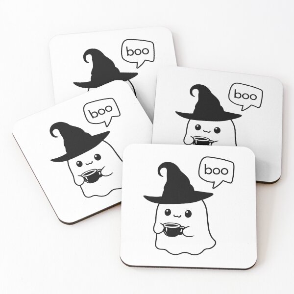 Item preview, Boo-tiful Morning Coffee Ghost designed and sold by dcreagraph.