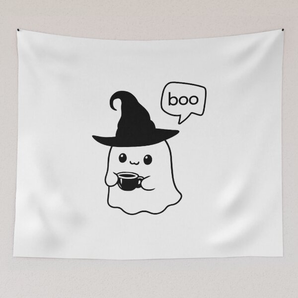 Item preview, Boo-tiful Morning Coffee Ghost designed and sold by dcreagraph.