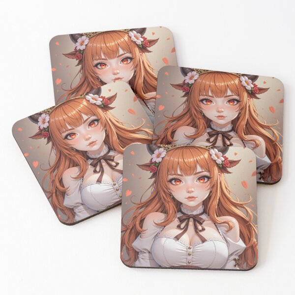 Item preview, Portrait in an anime demon girl  designed and sold by CathryneDelamort.