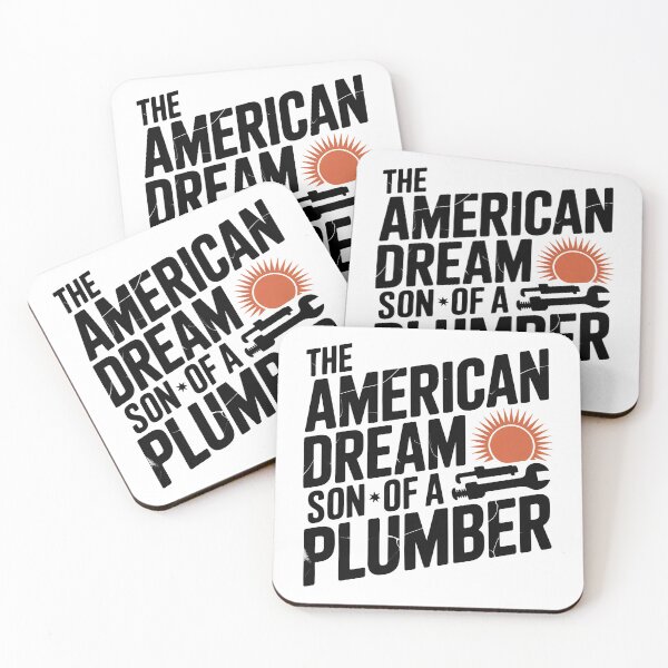 Item preview, The American Dream Son Of A Plumber designed and sold by graphic-genie.