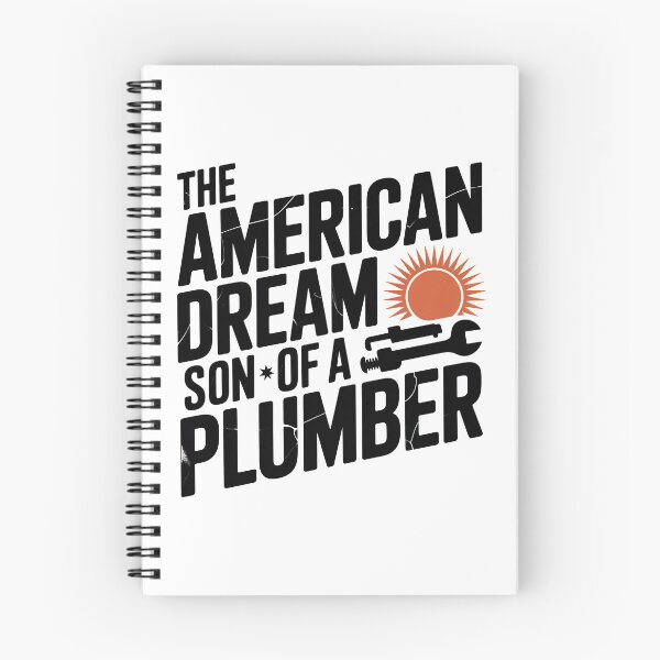 Item preview, The American Dream Son Of A Plumber designed and sold by graphic-genie.