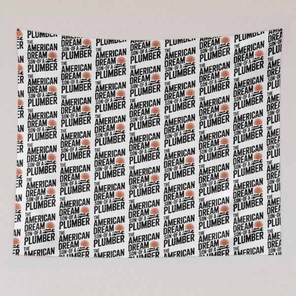 Item preview, The American Dream Son Of A Plumber designed and sold by graphic-genie.