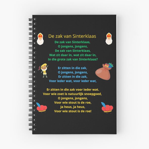 Item preview, De zak van Sinterklaas – Kleurrijk kinderlied ontwerp ? designed and sold by snoezelstudio.