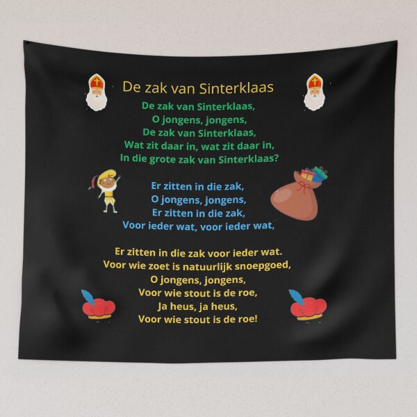 Item preview, De zak van Sinterklaas – Kleurrijk kinderlied ontwerp ? designed and sold by snoezelstudio.