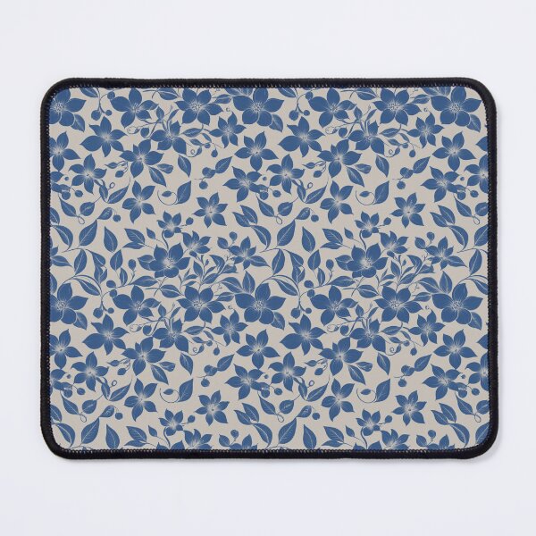 Item preview, Patterns: Deja Blue Floral designed and sold by Skyeleigh and Spideough.
