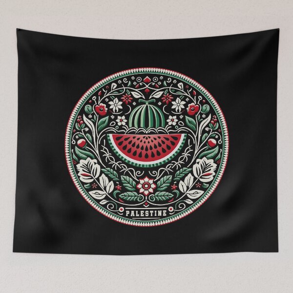 Item preview, free Palestine free Gaza watermelon patch designed and sold by Pintwich.