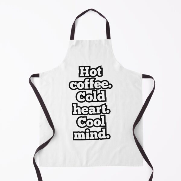 Item preview, Hot Coffee. Cold Heart. Cool Mind. – Funny Minimalist Quote Design designed and sold by ArtesioByZaber.