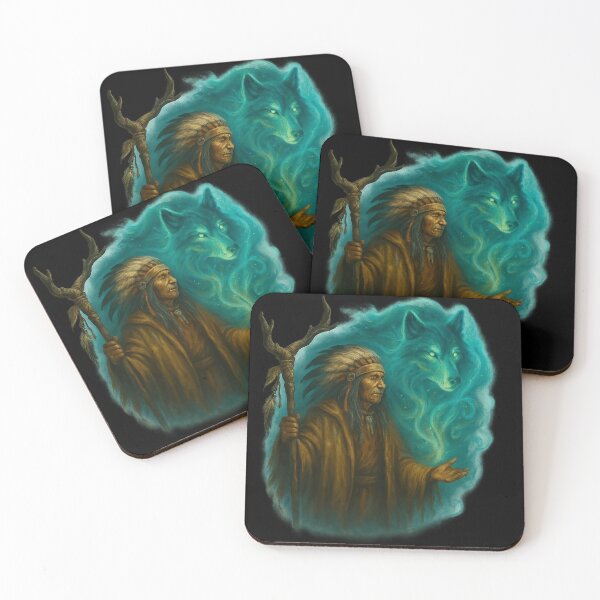 Item preview, The Spirit of the Wolf – Shaman’s Vision designed and sold by photoparadise22.
