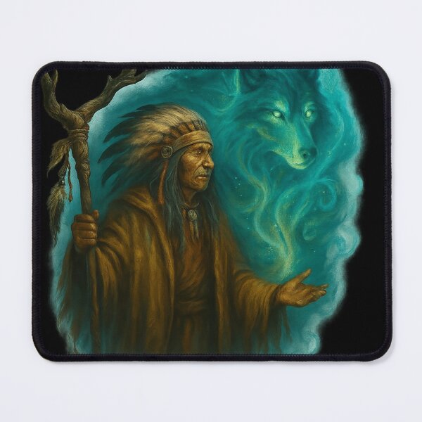 Item preview, The Spirit of the Wolf – Shaman’s Vision designed and sold by photoparadise22.