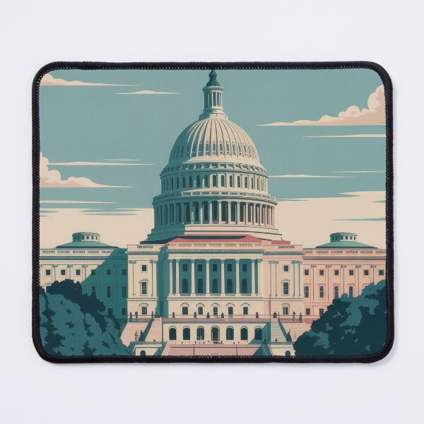 Item preview, WASHINGTON DC TRAVEL ART designed and sold by MarkedArtPrints.