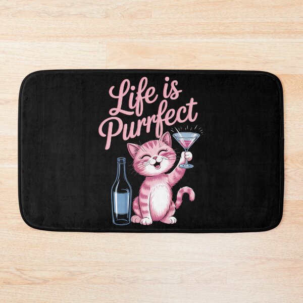 Item preview, Happy Drunk Cat Party Wine Cocktail Catnip designed and sold by blueyeeti.