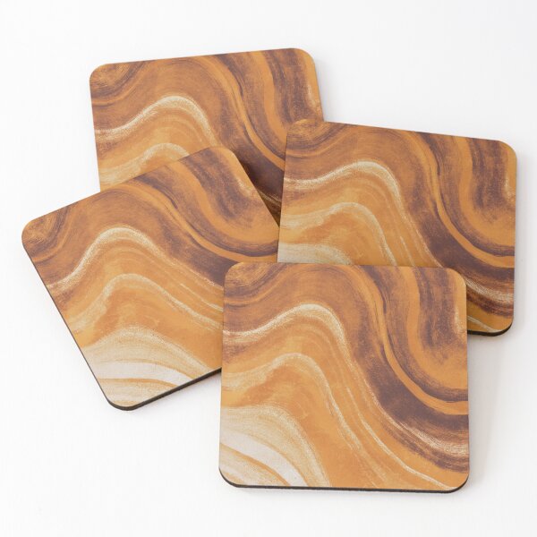 Item preview, Earth Flow - African Tribal Swirl in Burnt Orange and Clay Tones designed and sold by trajeado14.