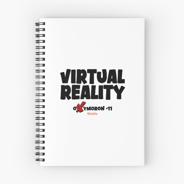 Item preview, Virtual Reality Oxymoron - WhimWiz Funny Quote & Quirky Gift Idea designed and sold by WhimWiz.