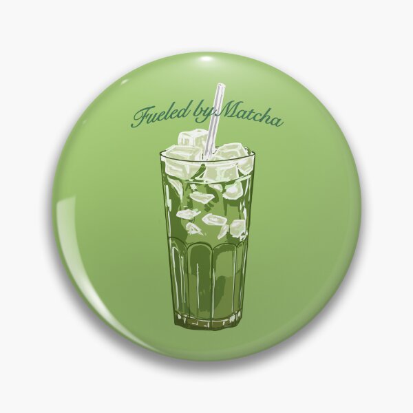 Item preview, Fueled by Matcha – Vintage Green Tea Illustration designed and sold by MaiZephyr.