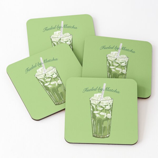 Item preview, Fueled by Matcha – Vintage Green Tea Illustration designed and sold by MaiZephyr.