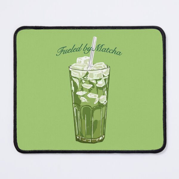 Item preview, Fueled by Matcha – Vintage Green Tea Illustration designed and sold by MaiZephyr.