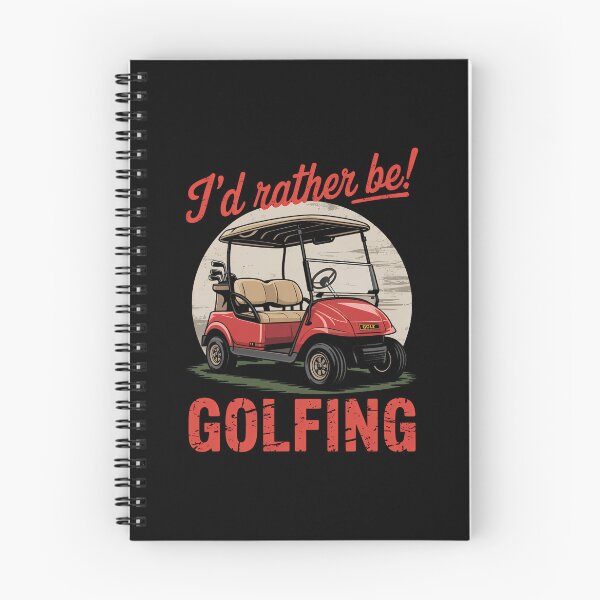 Item preview, I_d Rather Be Golfing Golf Cart designed and sold by blueyeeti.
