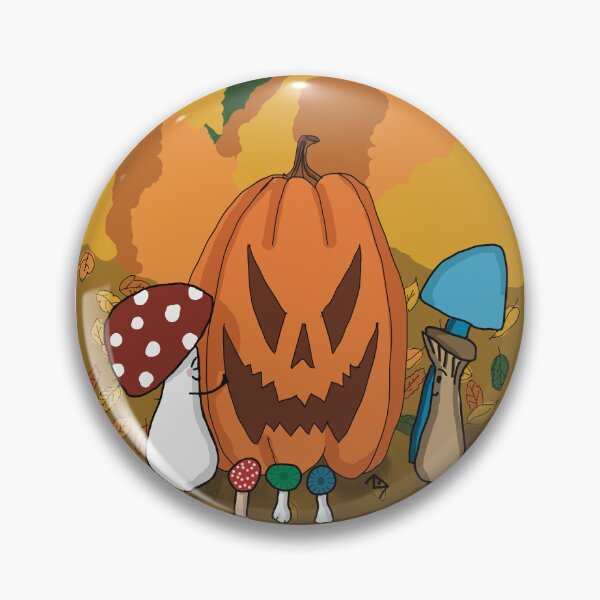Item preview, Jack O'Lantern made some fungi friends designed and sold by CosmicFunGirl.