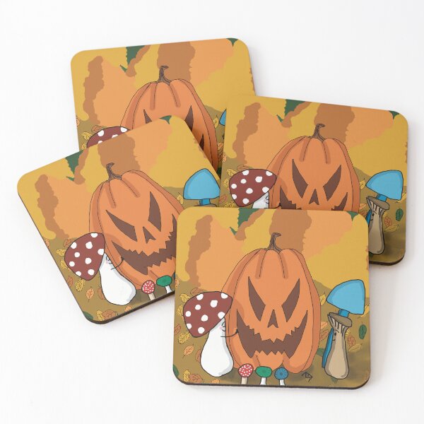 Item preview, Jack O'Lantern made some fungi friends designed and sold by CosmicFunGirl.