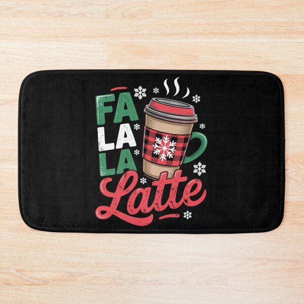 Item preview, Latte Christmas Coffee Xmas designed and sold by blueyeeti.