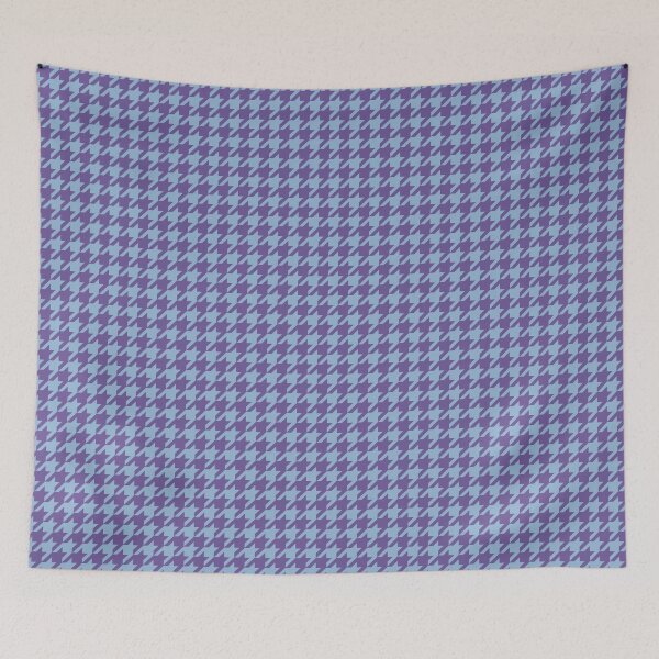 Item preview, Patterns: Houndstooth - Airy Blue designed and sold by Skyeleigh and Spideough.