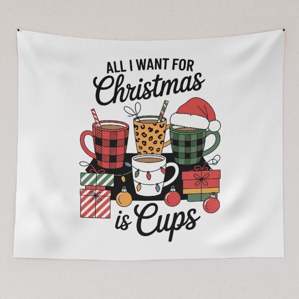 Item preview, Merry Christmas Coffee Lovers designed and sold by blueyeeti.