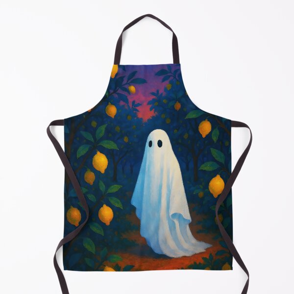 Item preview, Ghost Among Lemon Trees – Eerie Italian Orchard designed and sold by EmeraldeaArt.
