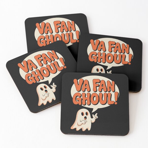 Item preview, Va Fan Ghoul Halloween Ghost Design designed and sold by BakeryDozen.
