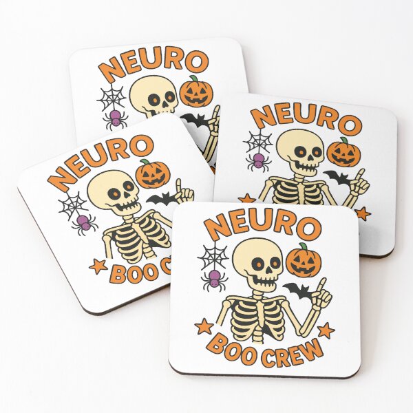 Item preview, Neuro Boo Crew – Halloween Skeleton Design designed and sold by Marcite.