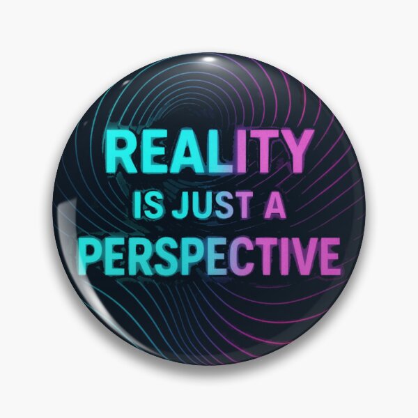 Item preview, Reality Is Just a Perspective T-Shirt | Optical Illusion 3D Tunnel Neon Design | Trippy Geometric Art designed and sold by KDesignCrafts.