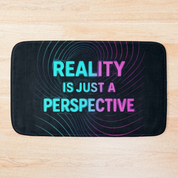 Item preview, Reality Is Just a Perspective T-Shirt | Optical Illusion 3D Tunnel Neon Design | Trippy Geometric Art designed and sold by KDesignCrafts.