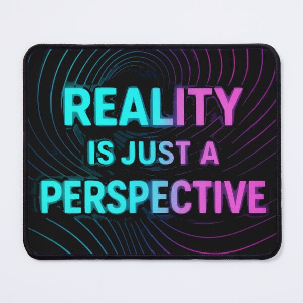 Item preview, Reality Is Just a Perspective T-Shirt | Optical Illusion 3D Tunnel Neon Design | Trippy Geometric Art designed and sold by KDesignCrafts.