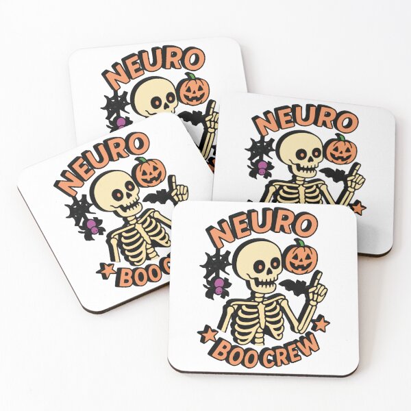 Item preview, Neuro Boo Crew – Halloween Skeleton Design designed and sold by Marcite.
