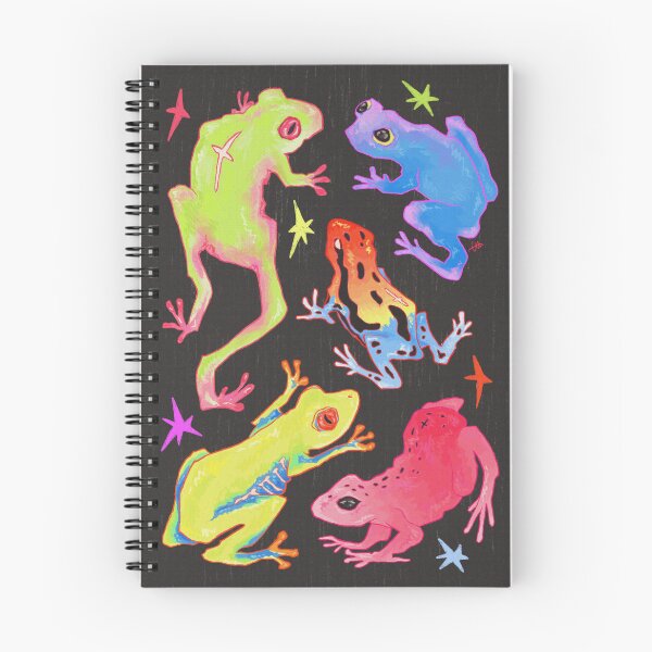 Item preview, Colorful frogs collage designed and sold by EllenBjorhem.