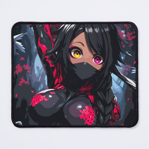 Item preview, Hot anime ninja girl in the woods designed and sold by Senpaiwaves.