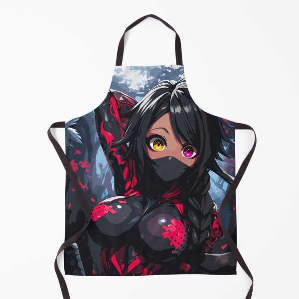 Item preview, Hot anime ninja girl in the woods designed and sold by Senpaiwaves.