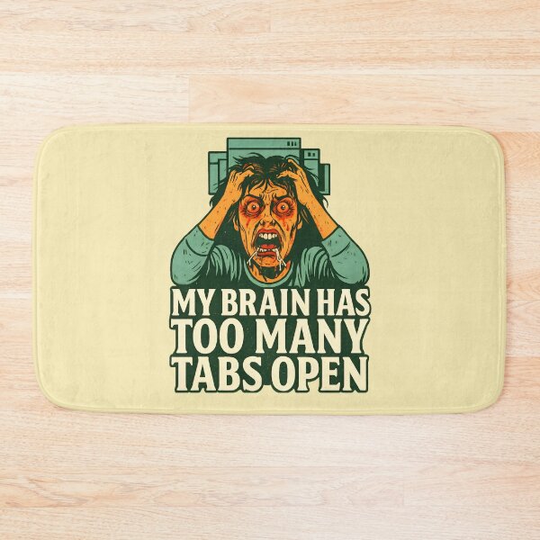 Item preview, My Brain Has Too Many Tabs Open designed and sold by stickerwicker.