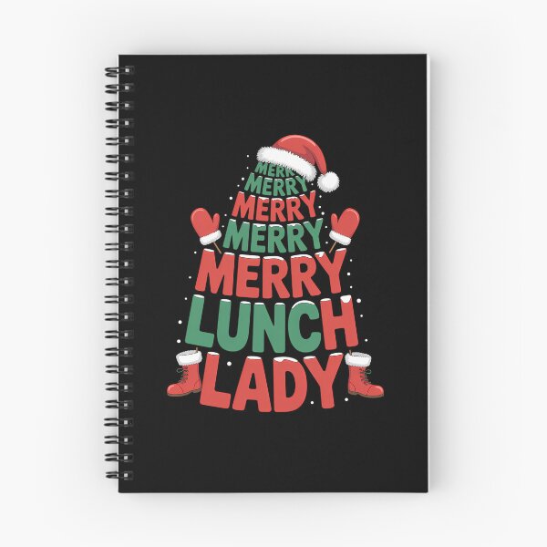 Item preview, Merry Santa Christmas Tree Cafeteria Worker designed and sold by CookWorldLaughs.
