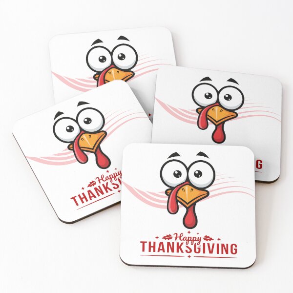 Item preview, Funny Turkey Head — Happy Thanksgiving Design for Light Backgrounds designed and sold by Kindloom.