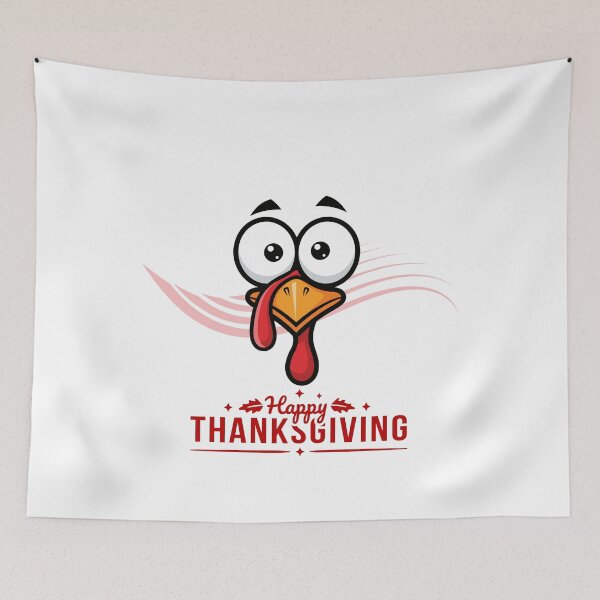 Item preview, Funny Turkey Head — Happy Thanksgiving Design for Light Backgrounds designed and sold by Kindloom.