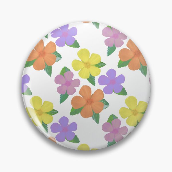 Item preview, Pastel Harmony Yellow and Lilac Floral Pattern designed and sold by MNX.