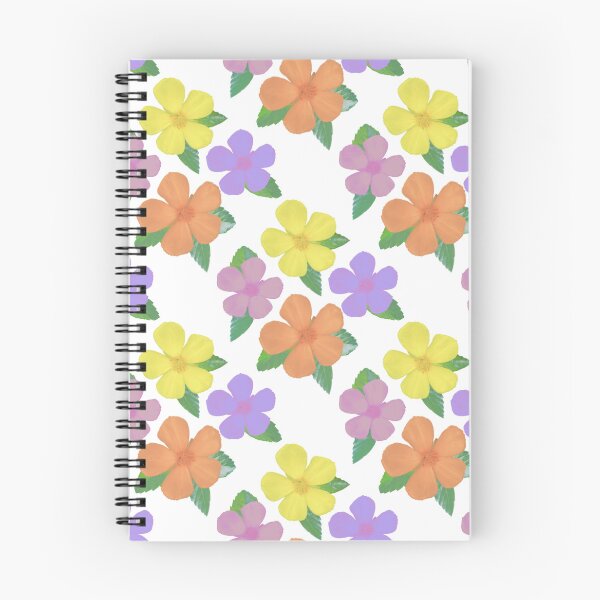 Item preview, Pastel Harmony Yellow and Lilac Floral Pattern designed and sold by MNX.