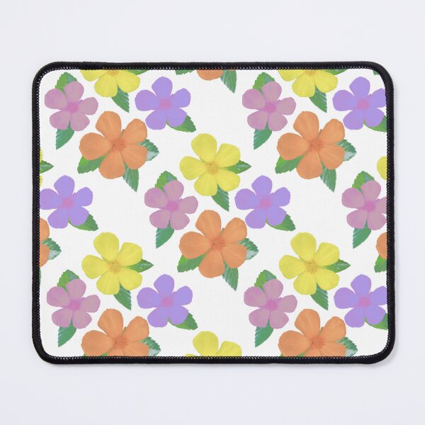 Item preview, Pastel Harmony Yellow and Lilac Floral Pattern designed and sold by MNX.