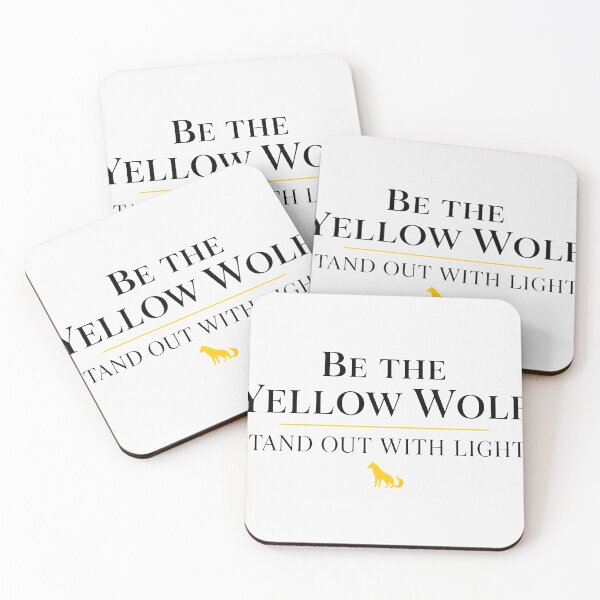 Item preview, Be The Yellow Wolf — Stand Out With Light designed and sold by Aileen404.