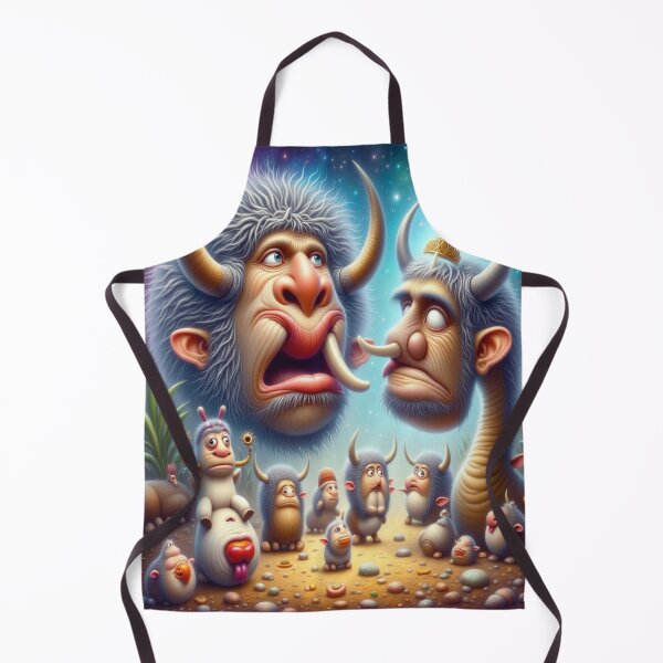 Item preview, Cosmic Creatures Gathering – surreal beings in starlit ritual & dreamy desert vibes designed and sold by FotoworldEdel.